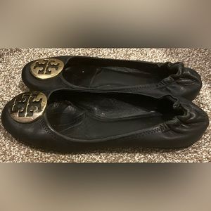 Tory Burch Women's Minnie Travel Napa Leather Slip On Round Toe Ballet Flat